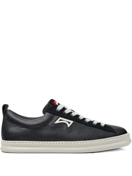 Sneakerși Camper din piele de căprioară negru