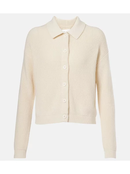 Cardigan Velvet de catifea alb