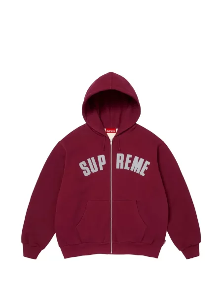 Суичър с качулка Supreme червено