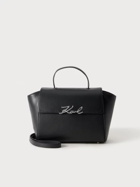 Karl Lagerfeld Geantă de umăr SIGNATURE' negru