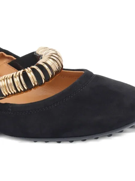 Balerini Tod's din piele de căprioară negru