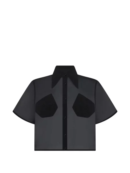 Koszula Violante Nessi o krotszym kroju czarna