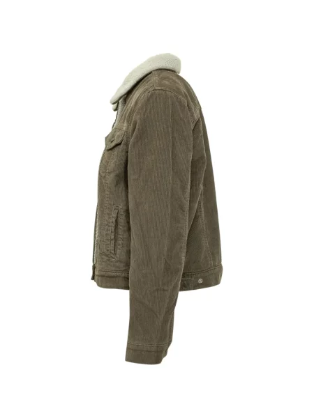 Gulerat blugi Levi's® cu autograf de catifea cord maro