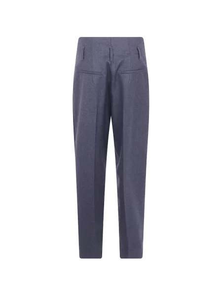 Cu centură pantaloni Alberta Ferretti gri