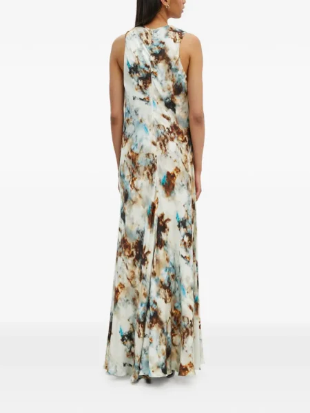 Rochie maxi Gestuz fără mâneci drapată de costum