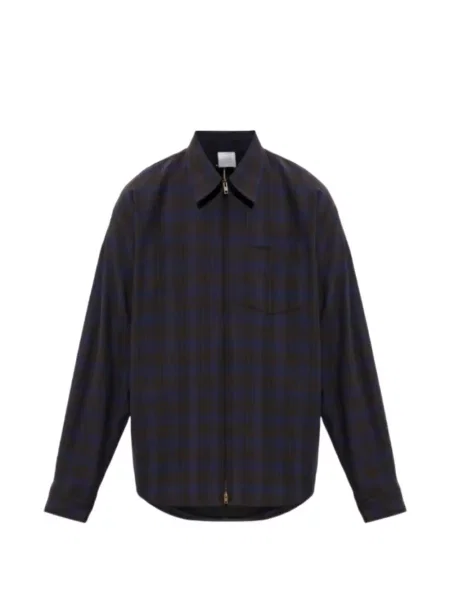 Cămașă Vetements în carouri maro