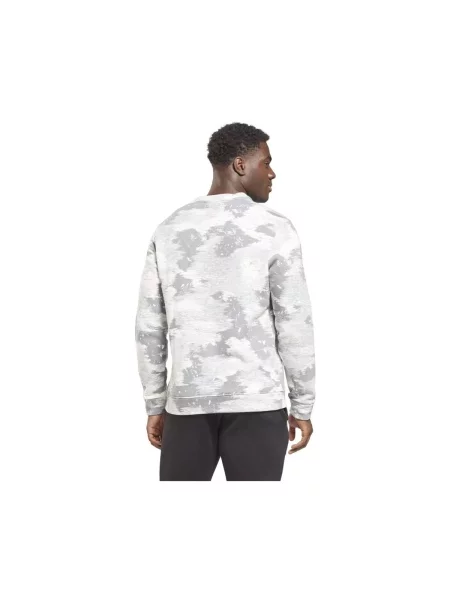 Geacă Reebok cu model camuflaj alb