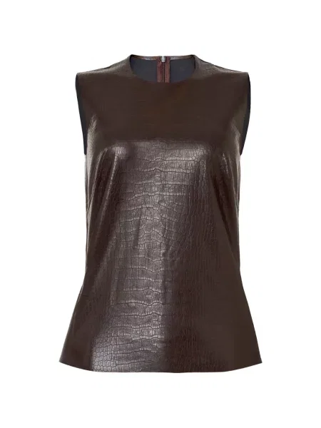 Top Wolford fără mâneci maro