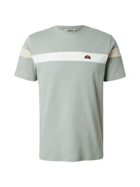 ELLESSE Tricou Caserio crem / verde pastel alb