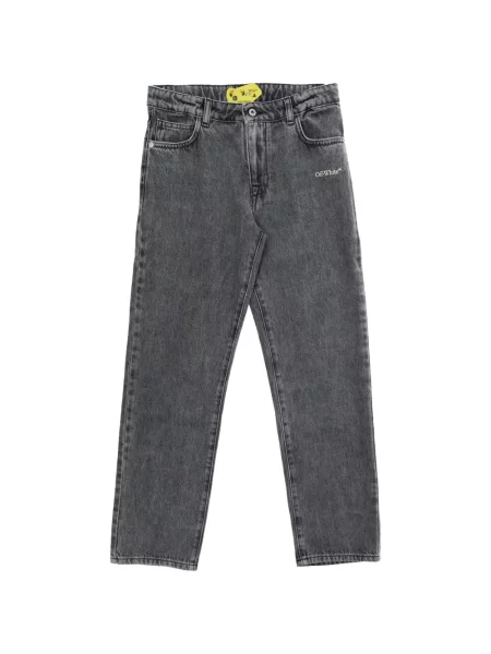 Jeansy dziecięce Off-white białe