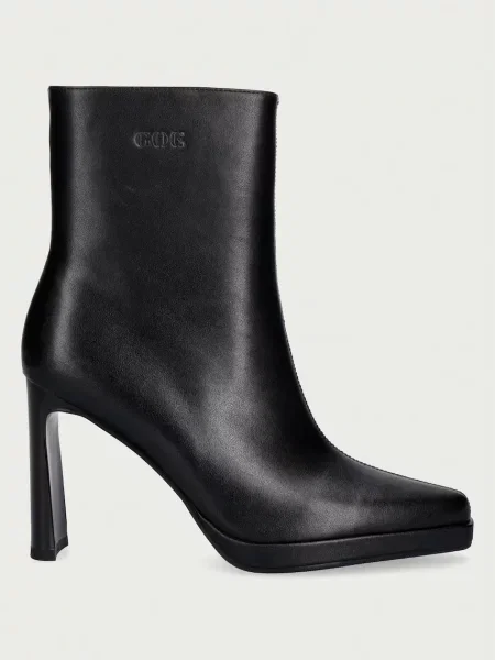 Goe botine pentru femei din piele negru