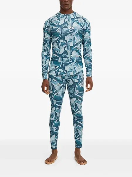 Leggings Picture cu model camuflaj albastru