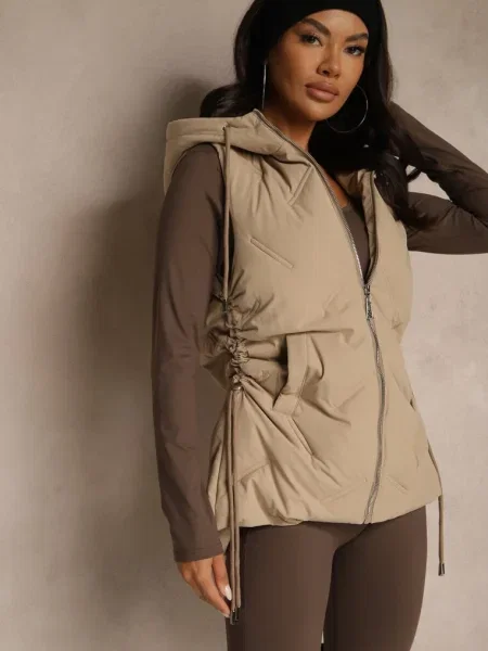 Vestă Cleopie Maro bej