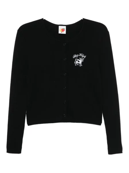 Cardigan Sky High Farm tricotate negru