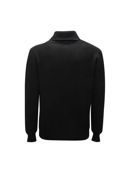 Sweter Paolo Pecora wełniany czarny