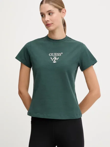 Тениска Guess COLETTE дамска зелено