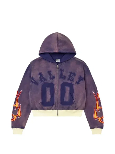 Hanorac cu glugă Vale violet