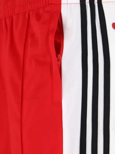 Препасан бягане панталон Adidas на райета синьо