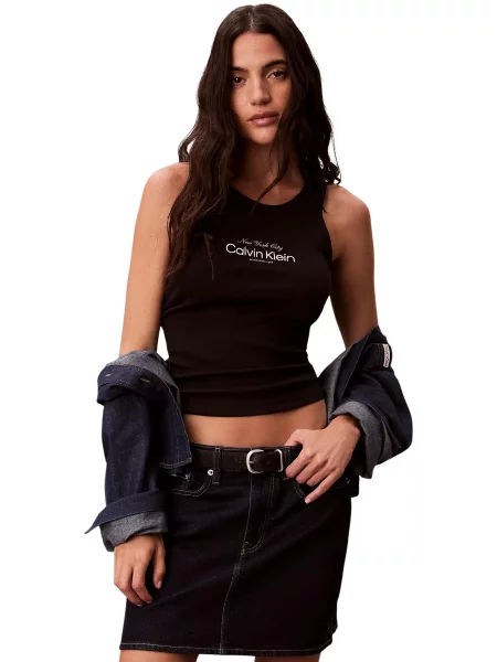 Bluză Calvin Klein negru