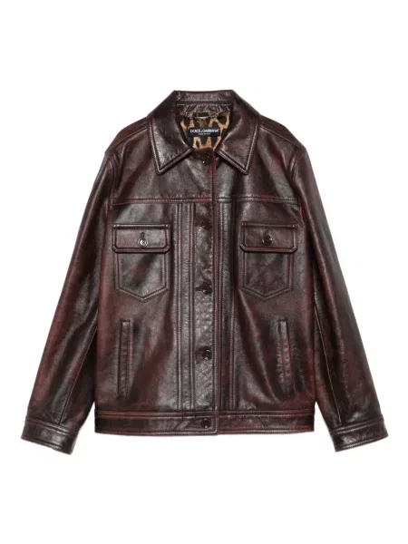 Geacă Dolce & Gabbana maro