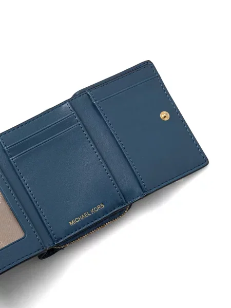 Iš natūralios odos raštuotas diržas Michael Michael Kors aukštu liemeniu rožinė