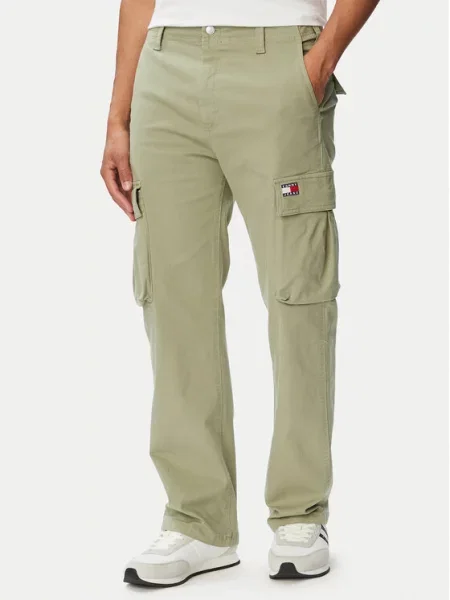 Cargo kalhoty Tommy Jeans zelené