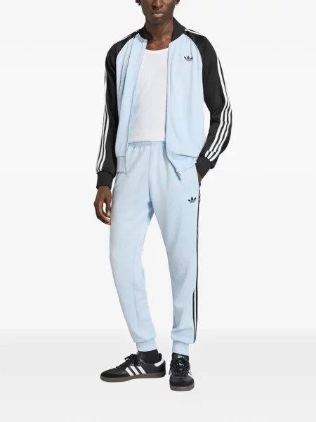 Pantaloni scurți Adidas cu autograf alergare cu imprimeu geometric albastru