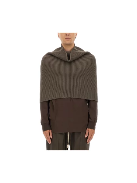 Kurtka Rick Owens wełniana szara