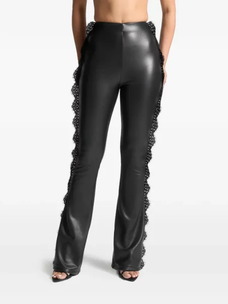 Pantaloni Manière De Voir din dantelă negru