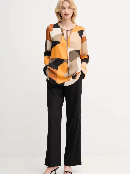 Блузка Joseph Ribkoff візерунок помаранчевий