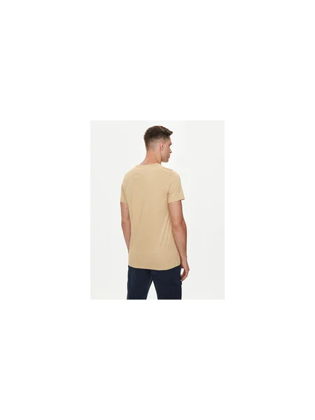 Tommy Jeans Póló Slim Fit bézs