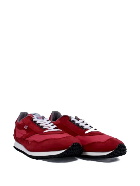 Sneakerși Walsh din piele de căprioară roșu