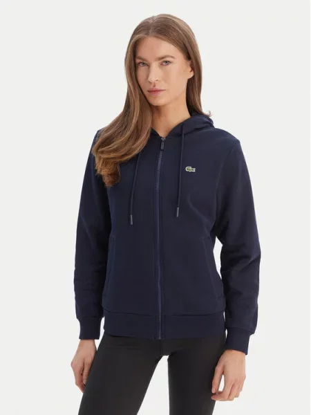 Lacoste Mikina Tmavomodrá modrá