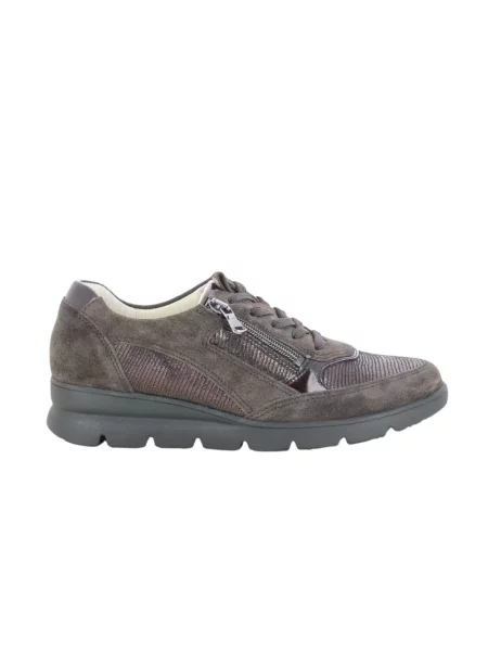 Sneakersy Waldläufer brązowe