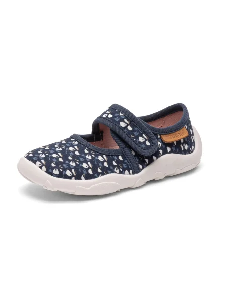 BISGAARD Balerini Maddy bleumarin / verde petrol alb