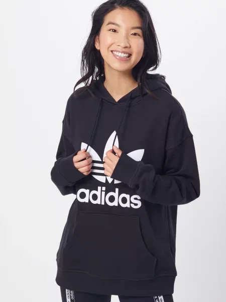 Adidas Džemperis Su Gobtuvu Trf Hoodie balta