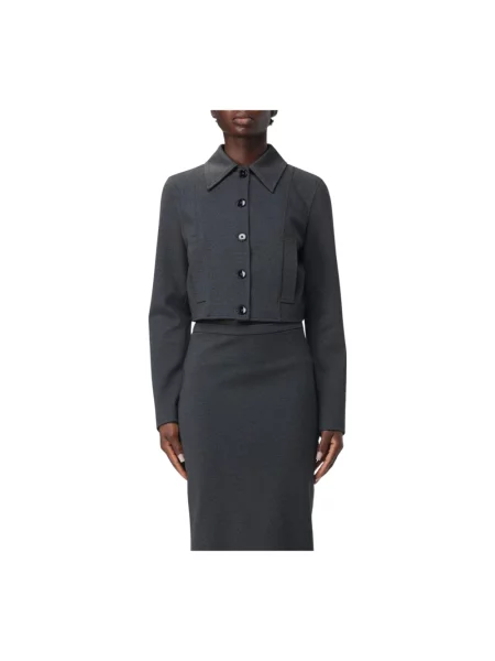 Kurtka Pinko jednorzędowa casual szara