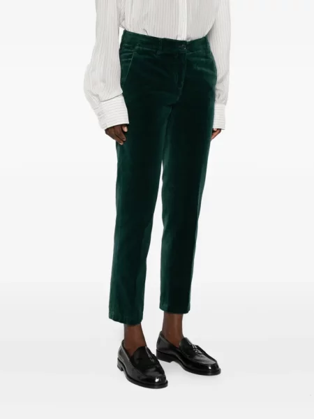 Pantaloni Aspesi de catifea verde