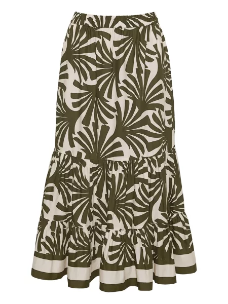 Fustă midi Cara Cara până la genunchi