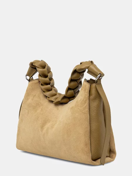 Coccinelle női velúrbőr hobo táska BOHEME SUEDE BIMATERIAL