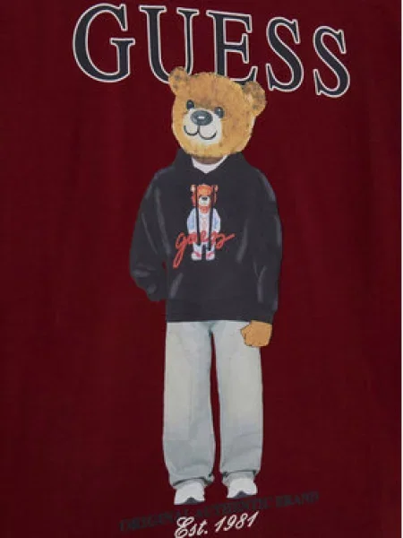 Guess Póló Bordó