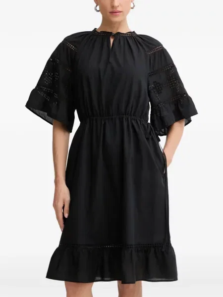 Rochie mini Marc O'polo cu broderie negru