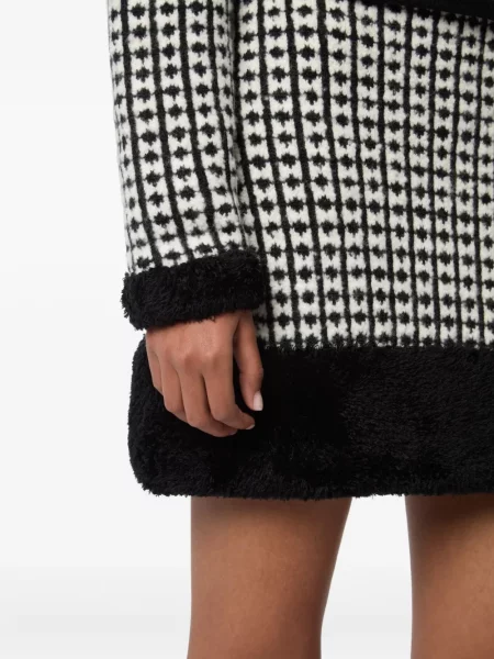 Fustă Nina Ricci tricotate negru