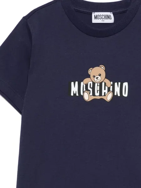 Koszulka dziecięca Moschino niebieska