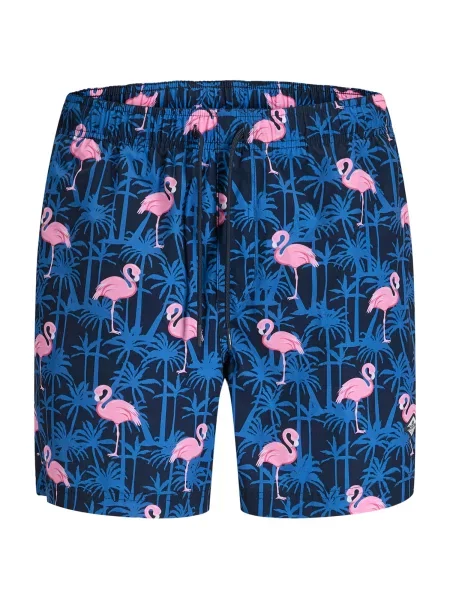 JACK & JONES Șorturi de baie JPSTMAUI bleumarin / regal / roz albastru