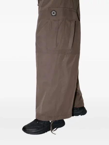 Pantaloni cargo Kenzo cu model floral maro