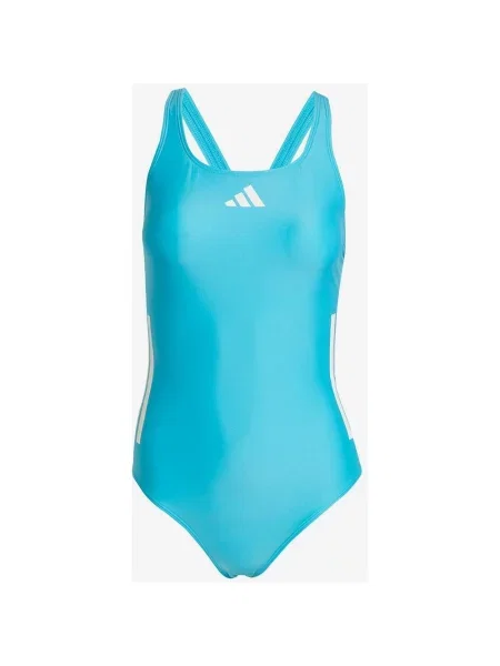 Strój kąpielowy adidas C-Back 3 wkładki niebieski biały