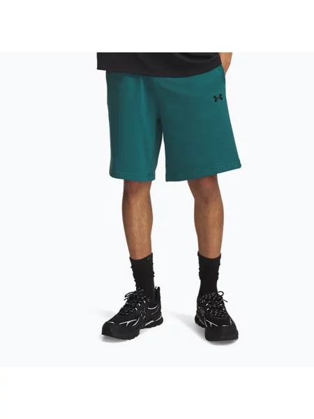 Pantaloni scurți de antrenament pentru bărbați Under Armour Rival LW rack green/black negru