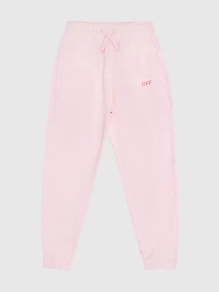 Детские джоггеры Off-white розовые