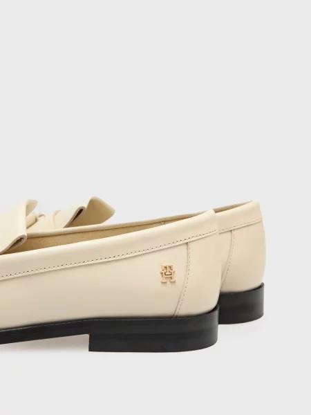 Кожаные лоферы Tommy Hilfiger белые